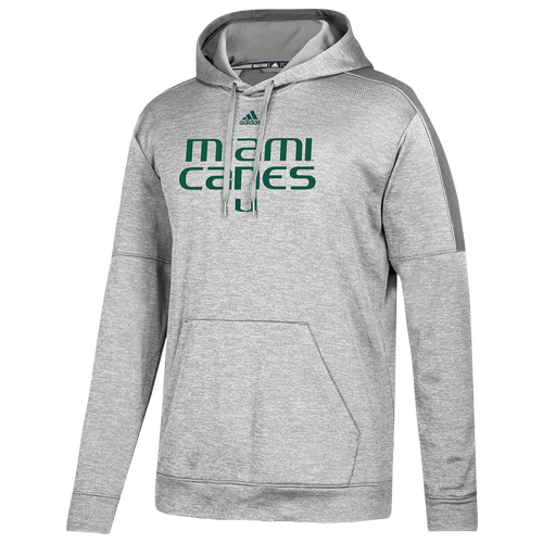 adidas College Team Issue Fleece PO Hoodie Men's Clothing Miami