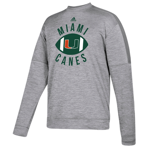 adidas College Team Issue Fleece PO Crew Men's Clothing Miami