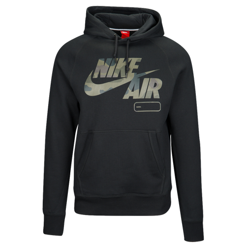 Nike Graphic Hoodie - Men's - Casual - Clothing - Black/Khaki/Green