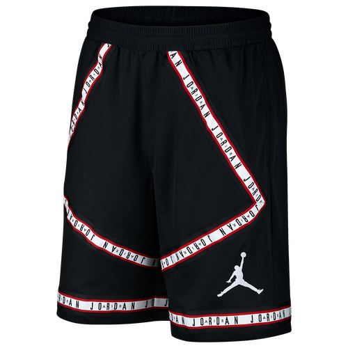 all black jordan shorts