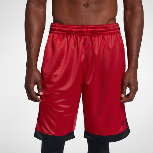 Jordan Shimmer Shorts - Men's - Basketball - Clothing - Gym Red/Black/Black