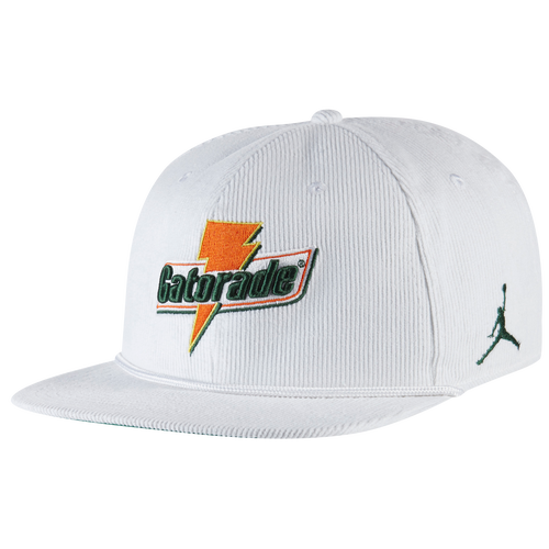 Jordan Gatorade Snapback Cap Basketball Accessories White/Pine Green