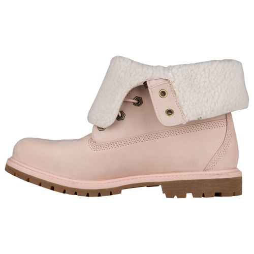 pink fold down timberland boots