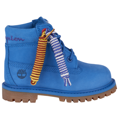 champion timberland boots blue