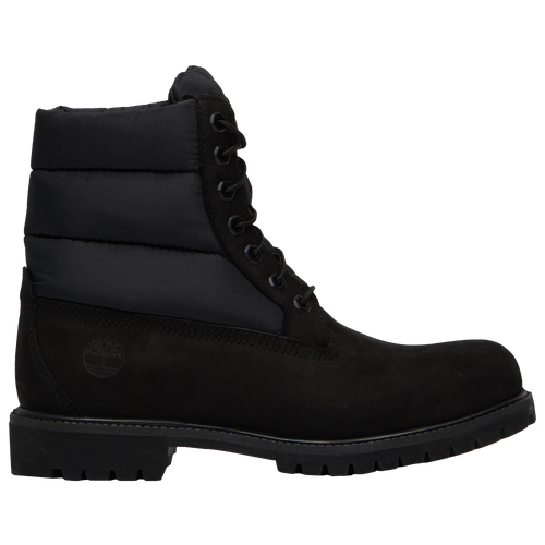 timberland black puffer boots