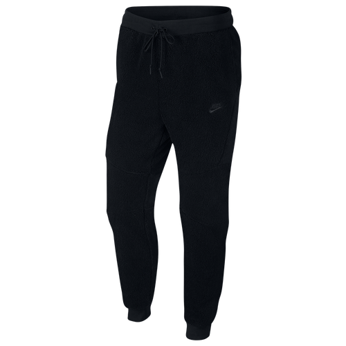 Nike Tech Icon Sherpa Jogger - Men's - Casual - Clothing - Black/Black