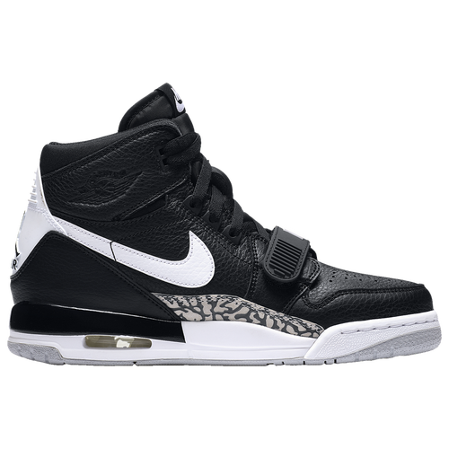 Jordan Legacy 312 - Boys' Grade School - Basketball - Shoes - Black/White
