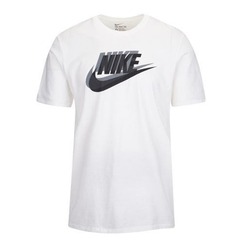 Nike Graphic T-Shirt - Men's - Casual - Clothing - White/Black/Grey