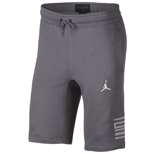 jordan sticker fleece shorts