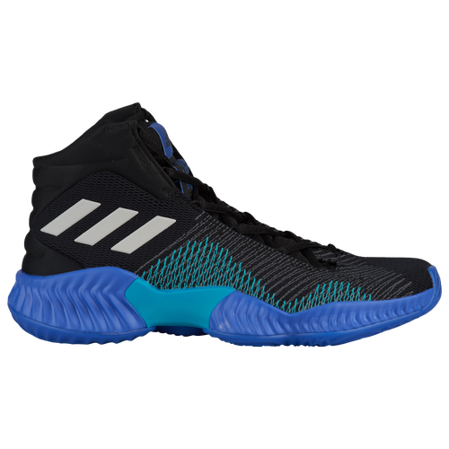 adidas Pro Bounce Mid 2018 - Men's - Basketball - Shoes - Black/Blue