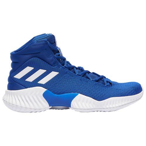 adidas Pro Bounce Mid 2018 - Men's - Basketball - Shoes - Royal/White