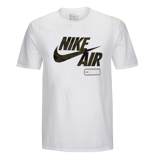 Nike Graphic T-Shirt - Men's - Casual - Clothing - White/Camo