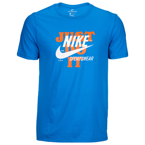Nike Graphic T-Shirt - Men's - Casual - Clothing - Blue Nebula