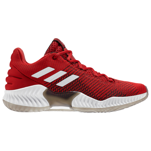 adidas Pro Bounce Low 2018 - Men's - Basketball - Shoes - Red/White/Black