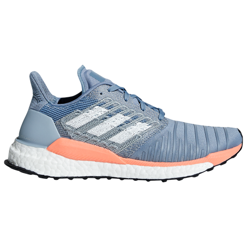 adidas Solar Boost - Women's - Running - Shoes - Raw Grey/White/Chalk Coral