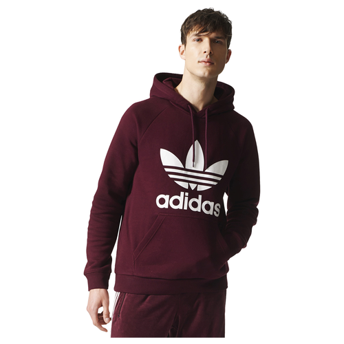 adidas trefoil hoodie mens