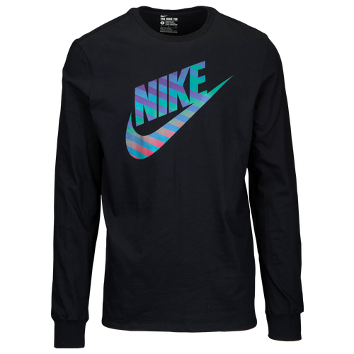 Nike Graphic Long Sleeve TShirt Men's Casual Clothing Black/Multi