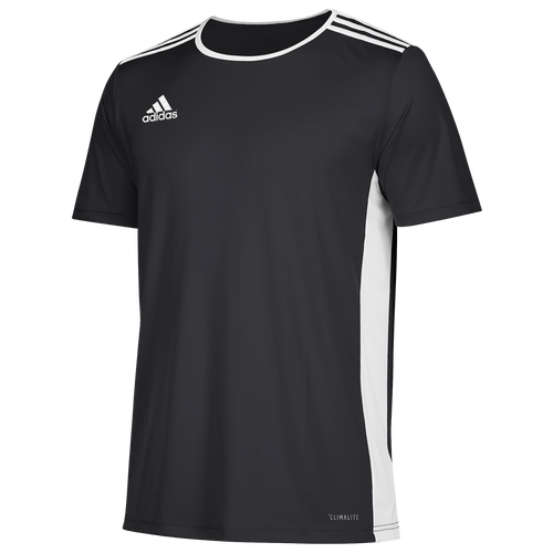 adidas Team Entrada 18 S/S Jersey - Men's - Soccer - Clothing - Black/White