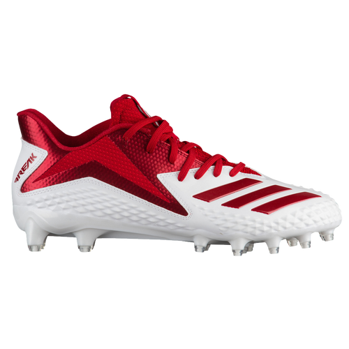 adidas Freak X Carbon Low - Men's - Football - Shoes - White/Power Red/Power Red