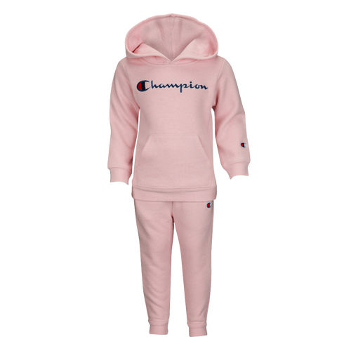 champion jogger and hoodie set