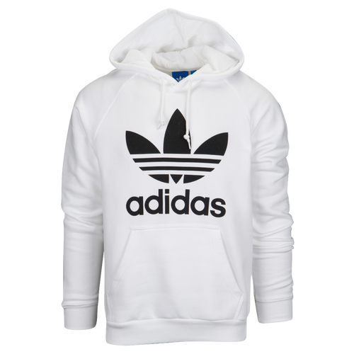 adidas Originals Trefoil Hoodie - Men's - Casual - Clothing - White/Black