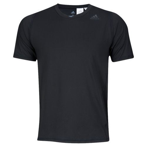 adidas ALPHASKIN S/S Fitted T-Shirt - Men's - Training - Clothing - Black