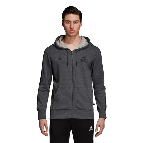 adidas Tango Hoodie Men's Soccer Clothing Dark Grey Heather