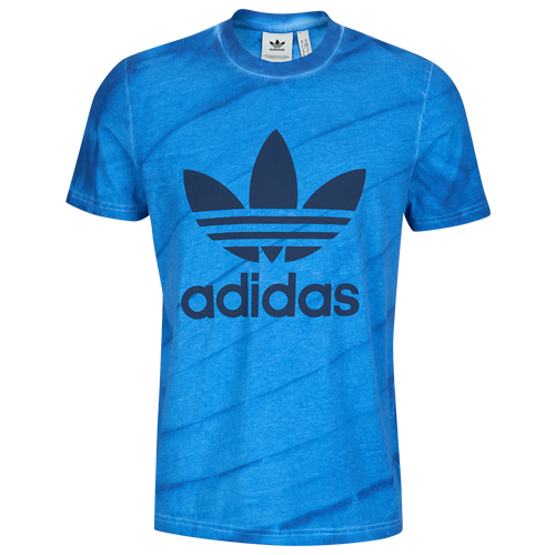 adidas Originals Tie Dye TShirt Men's Casual Clothing Bluebird