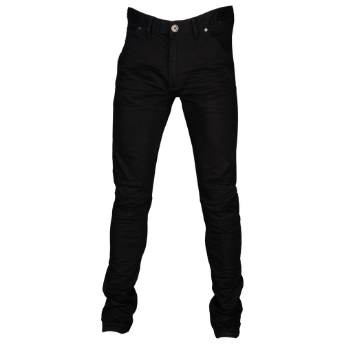DNM Knee Patch Pants Men's Casual Clothing Black