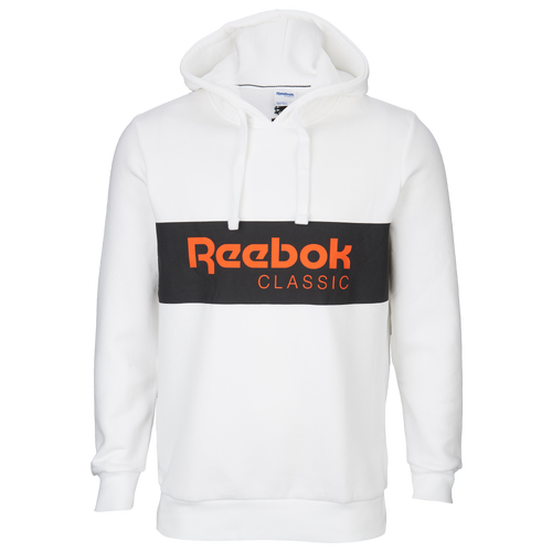 Reebok Classic Pullover Hoodie - Men's - Casual - Clothing - White/Black