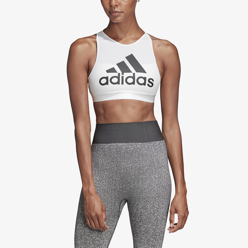 adidas Halter 2.0 Sport Bra Women's Training Clothing White/Black