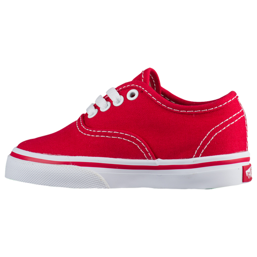 Vans Authentic - Boys' Toddler - Casual - Shoes - Red/True White