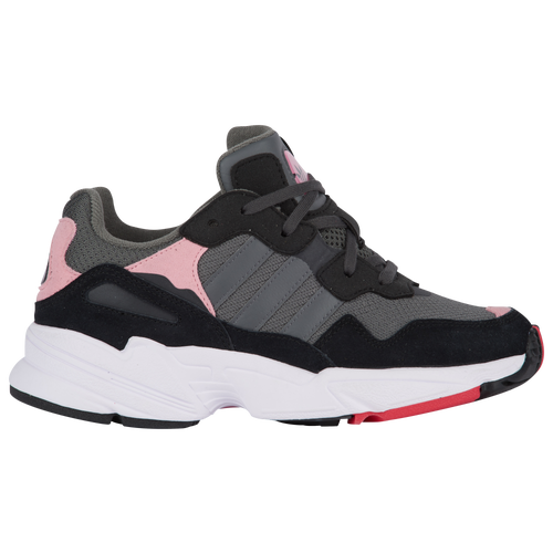 adidas Originals Yung-96 - Boys' Grade School - Casual - Shoes - Grey Four/Core Black/Shock Red