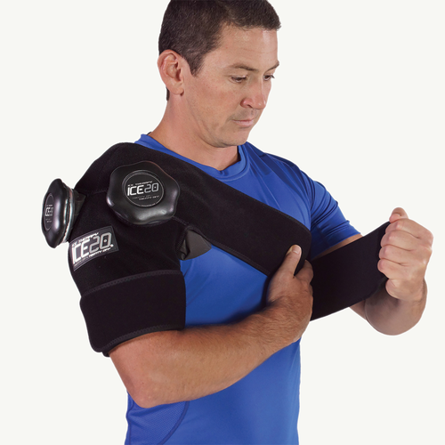 Ice20 Double Shoulder Ice Compression Wrap Training Sport Equipment