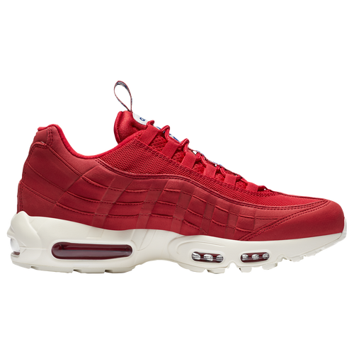 Nike Air Max 95 - Men's - Casual - Shoes - Gym Red/Sail/Gym Red