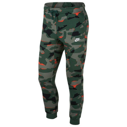 nike club camo jogger