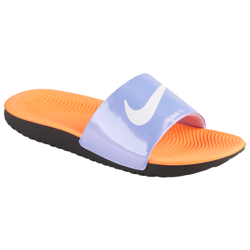 Nike Kawa Slide - Girls' Grade School - Casual - Shoes - Black/White ...