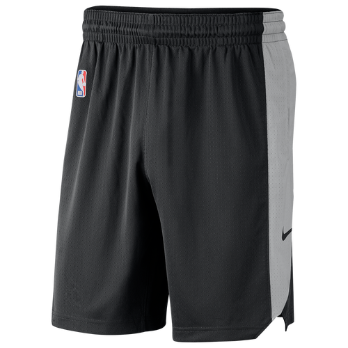 Nike NBA Practice Shorts Men's Clothing San Antonio Spurs Black/Flint Grey