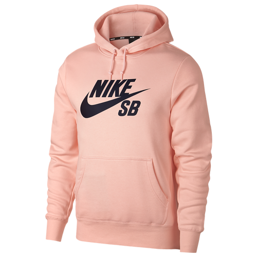 Nike SB Icon Pullover Hoodie - Men's - Skate - Clothing - Storm Pink ...