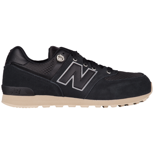 New Balance 574 - Boys' Grade School - Casual - Shoes - Black/Tan