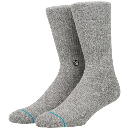 Stance Icon Crew Socks - Men's - Casual - Accessories - Grey Heather