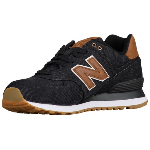 New Balance 574 - Men's - Casual - Shoes - Black/Brown