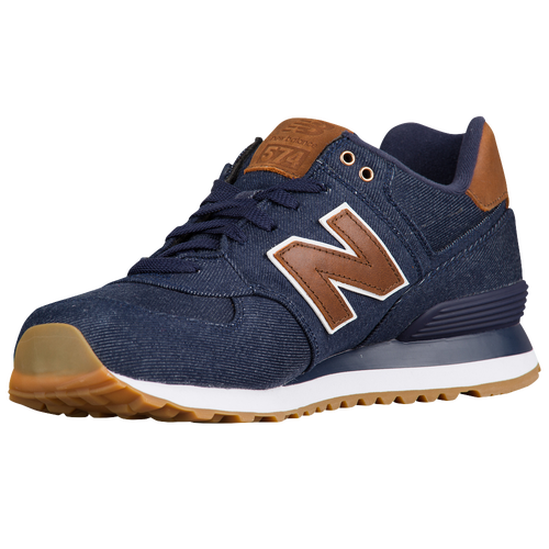 New Balance 574 - Men's - Casual - Shoes - Navy/Brown