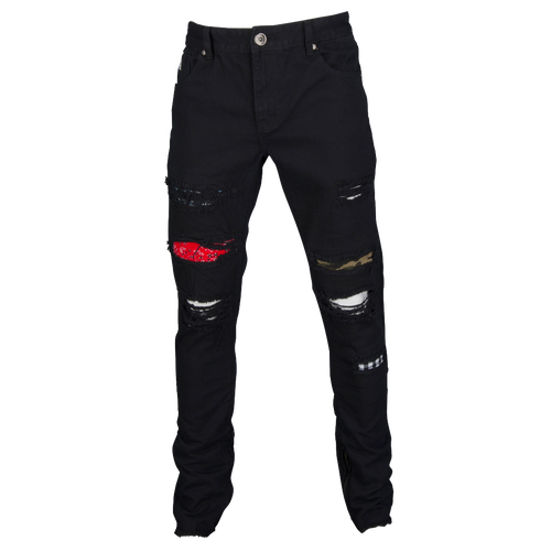 DNM Blowout Bandana Denim Jeans - Men's - Casual - Clothing - Black