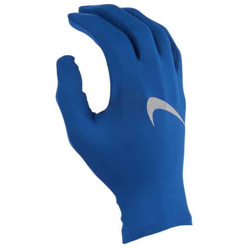 Nike Miler Running Gloves Men's Running Accessories Gym Blue/Silver