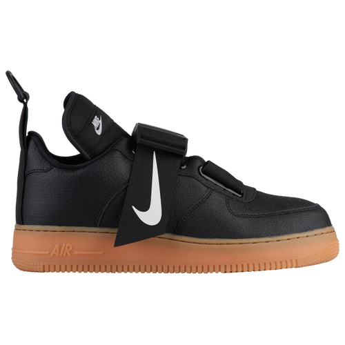 Nike Air Force 1 Utility - Men's - Casual - Shoes - Black/White/Gum ...