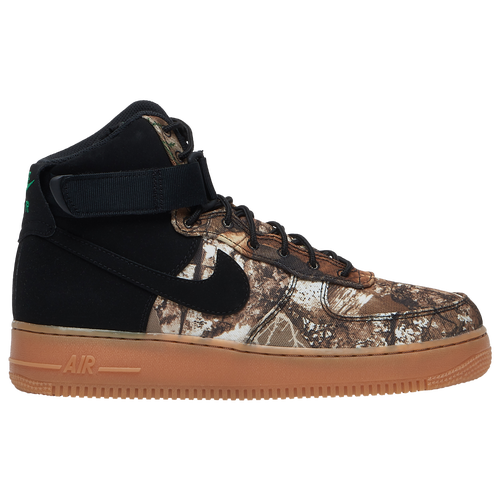 Nike Air Force 1 High LV8 - Men's - Casual - Shoes - Black/Black/Aloe ...