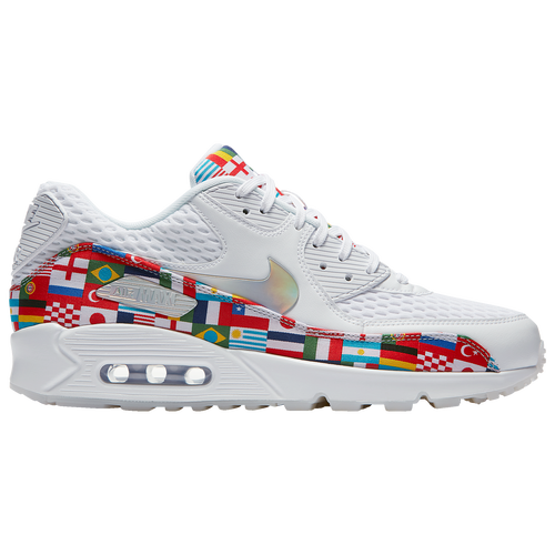 Nike Air Max 90 - Men's - Casual - Shoes - White/Multi