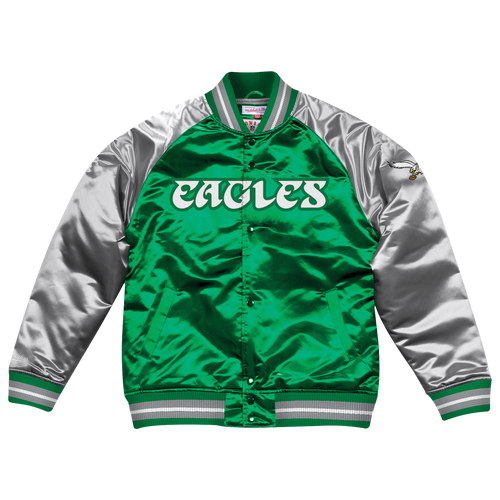 Mitchell & Ness NFL Tough Season Satin Jacket - Men's - Clothing ...