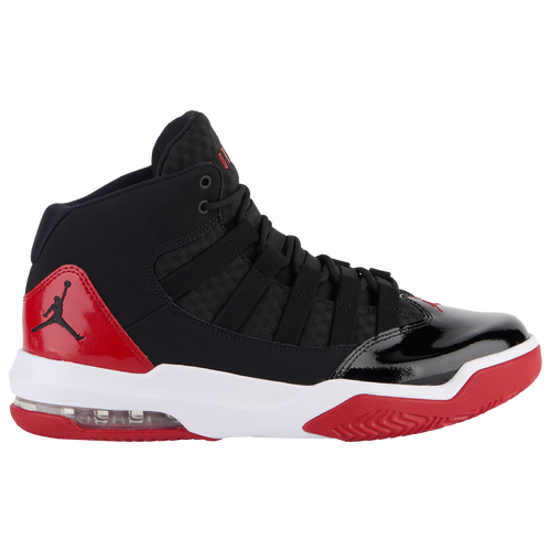 Jordan Max Aura - Men's - Basketball - Shoes - Black/Black/Gym Red